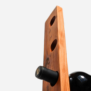 Off The Wall wine rack - close-up