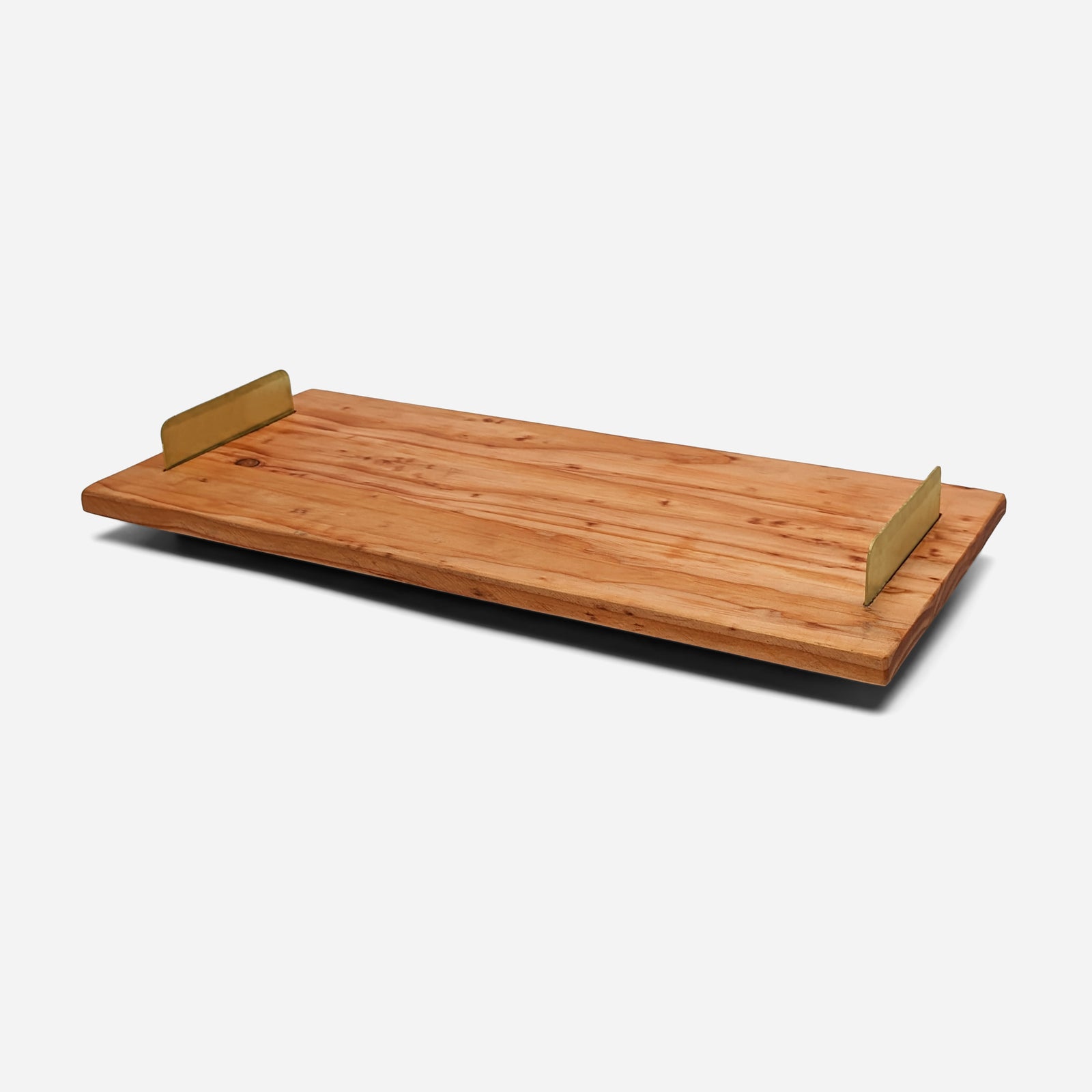 Wood Tray with Brass Handles | Brass Handle Tray | Formr