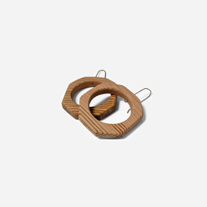 Oak Wood Earrings | Handmade Wood Earrings | Formr