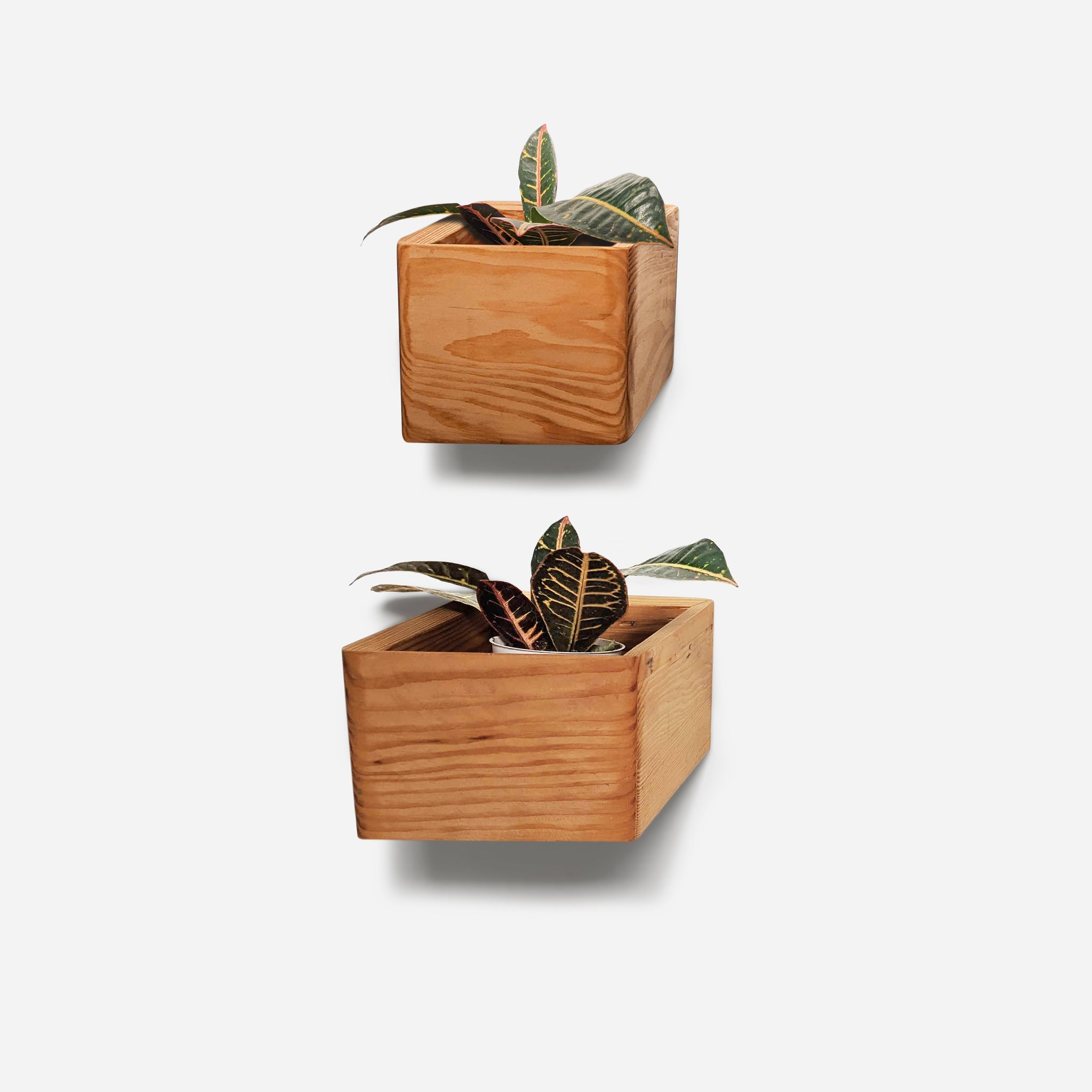 hanging plant box Wooden Wall Mounted Planter | Hanging Plant Holder